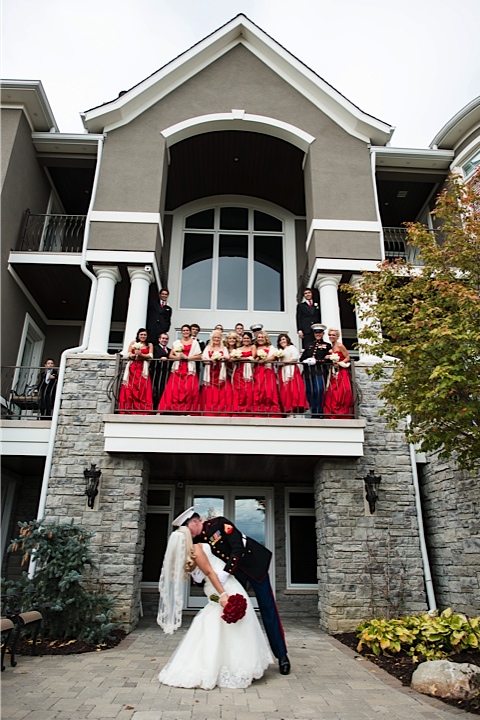 Autumn Wedding in South Lyon, Michigan