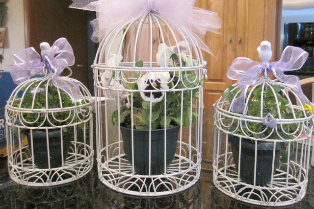 Bird Cage Centerpieces